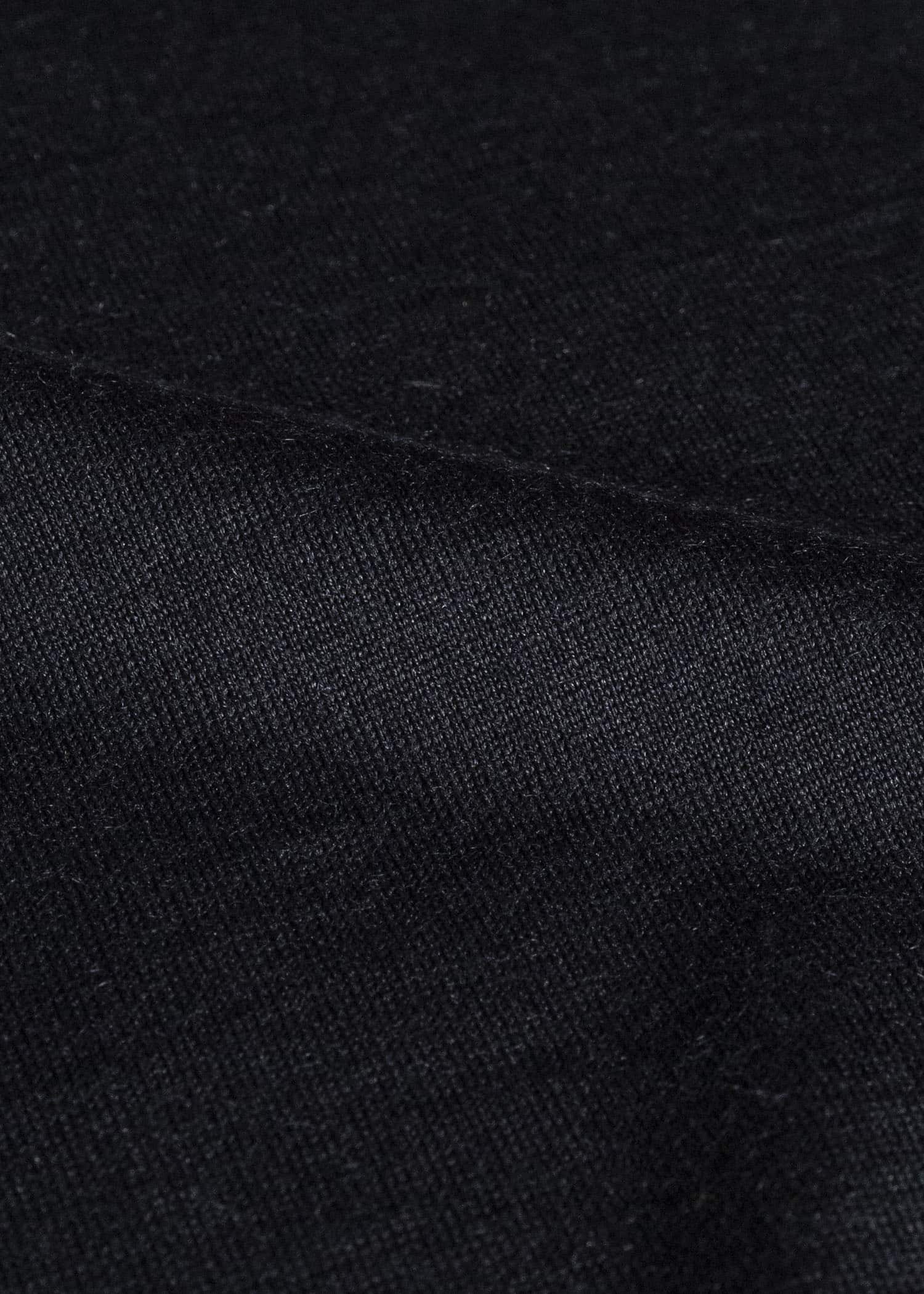 YOKO SAKAMOTO YS-26AW-93-BLACK Crew Neck Pullover BLACK