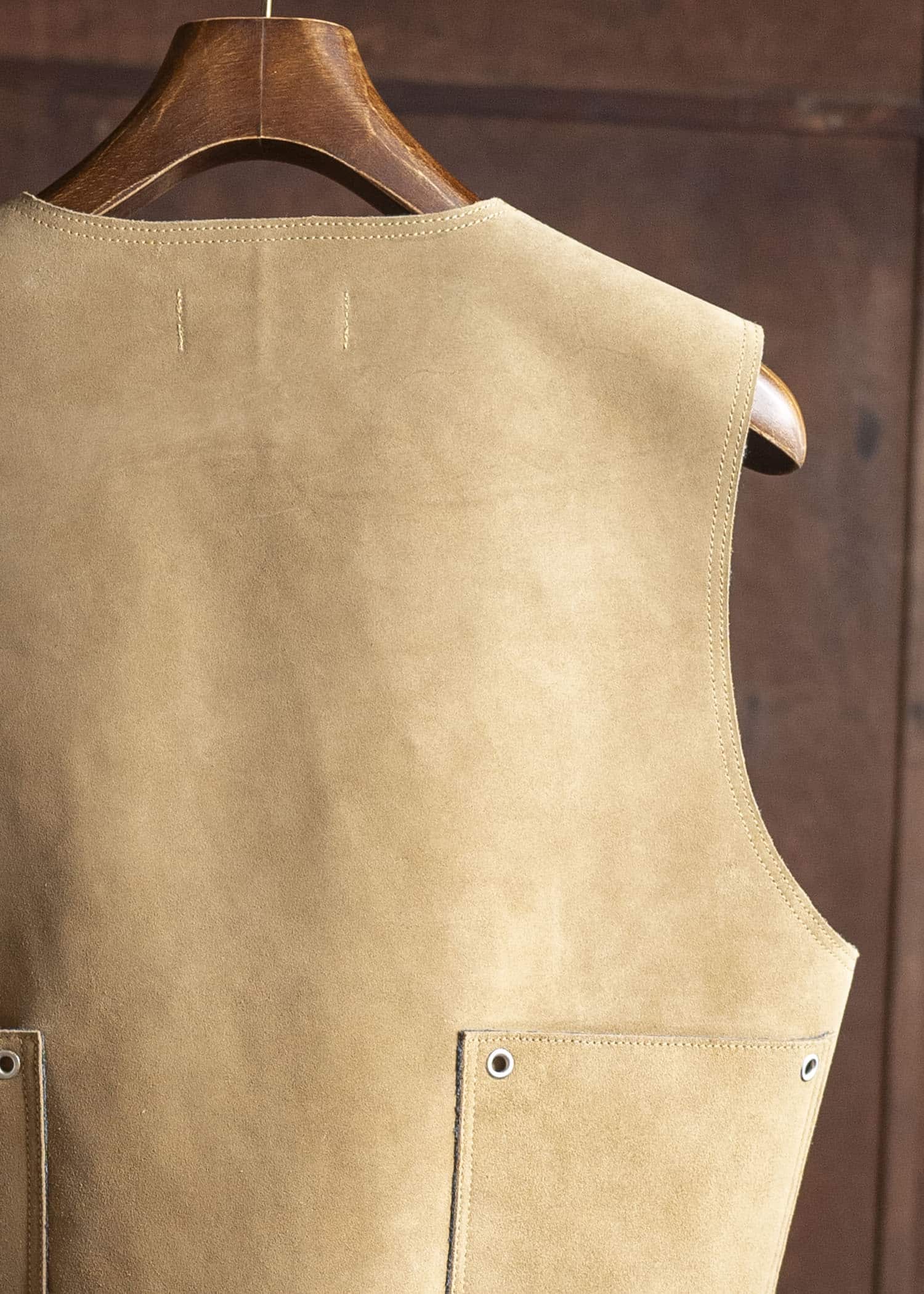 DIOMENE WAYNE LEATHER WAISTCOAT 06 COPPER DDM-GL - 0007 / DDM PELLE