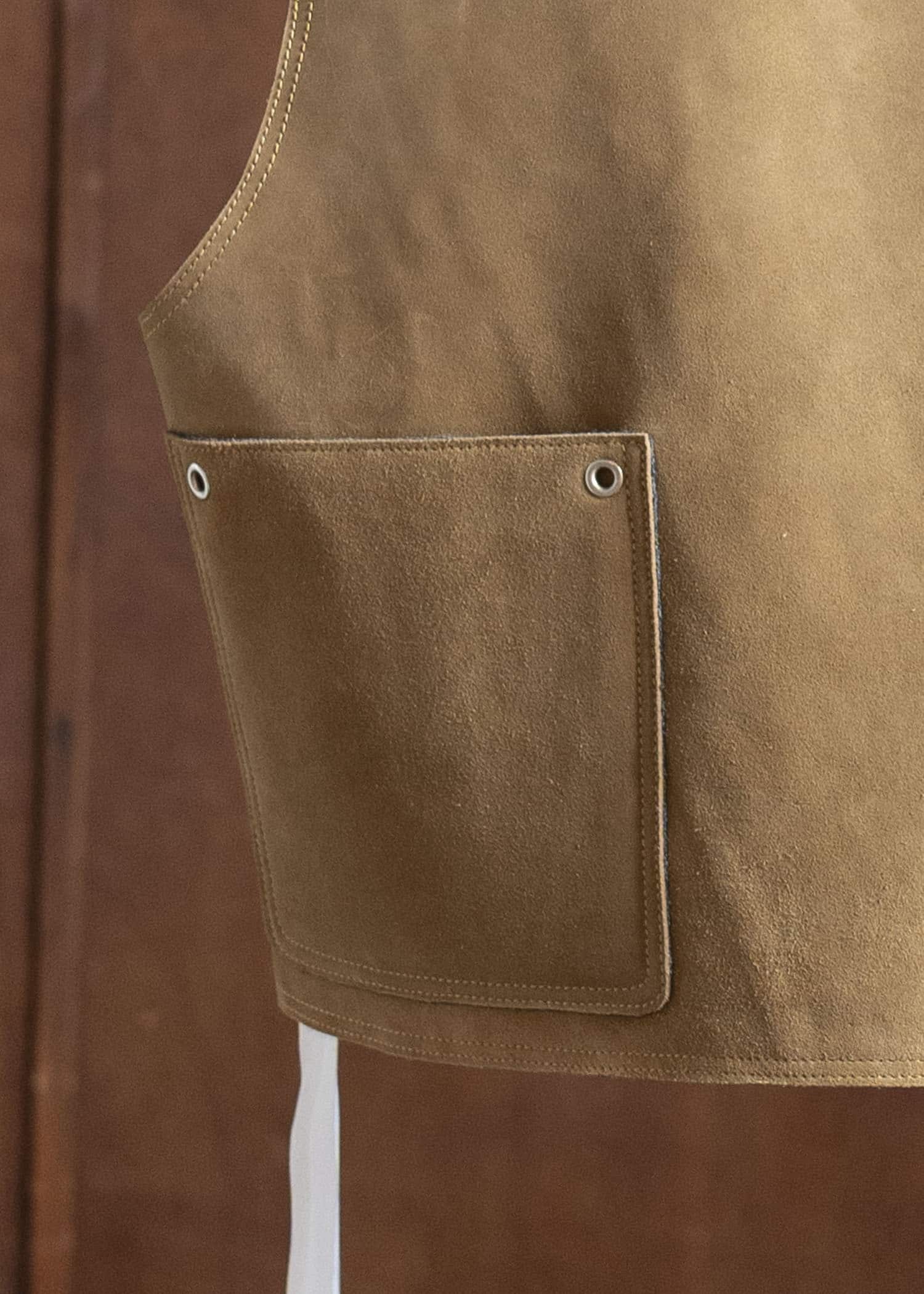 DIOMENE WAYNE LEATHER WAISTCOAT 06 COPPER DDM-GL - 0007 / DDM PELLE