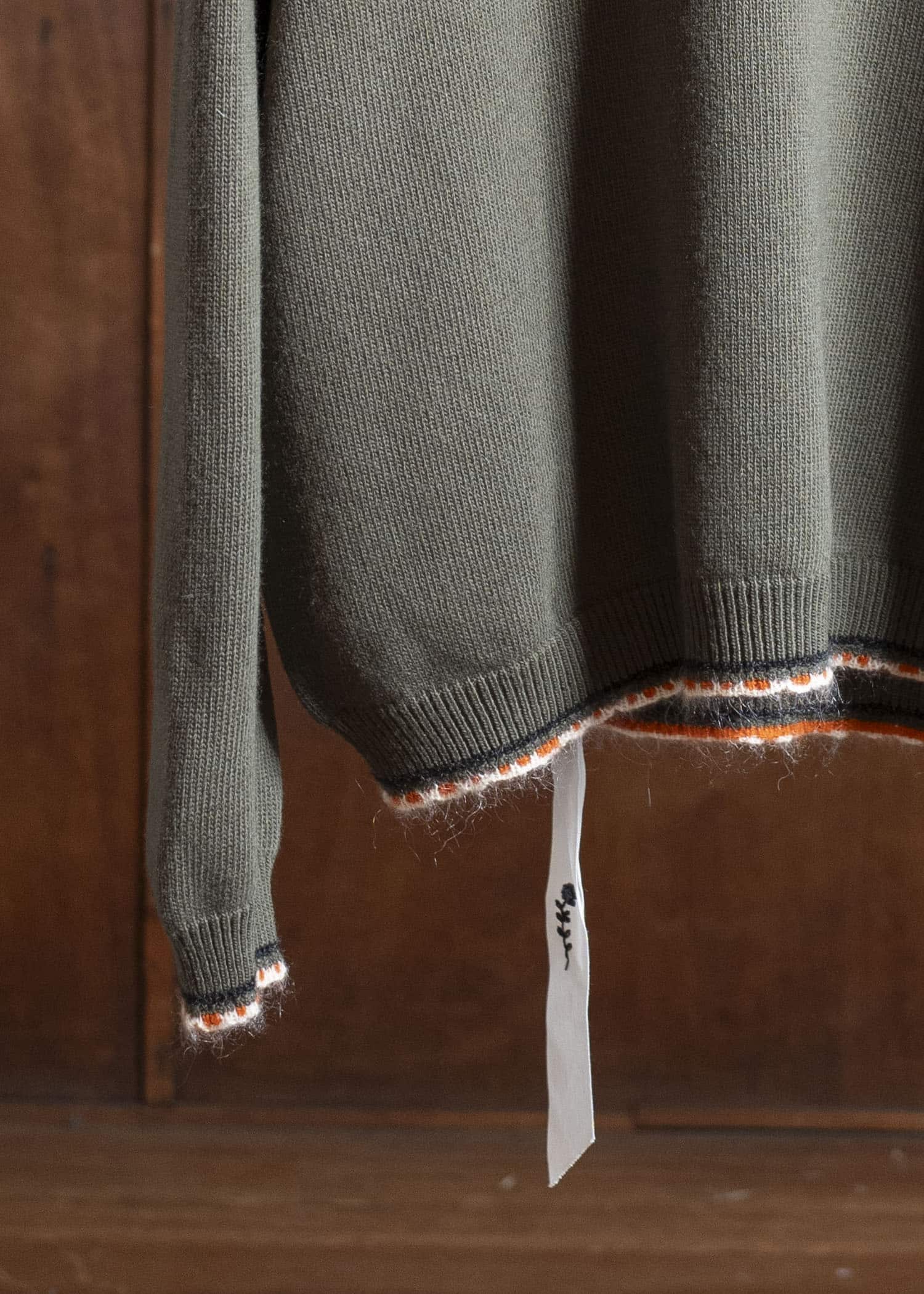 DIOMENE KYLE TRIMMED SWEATER 10 RAW UMBER DDM-KG - 0006 / DDM CAN