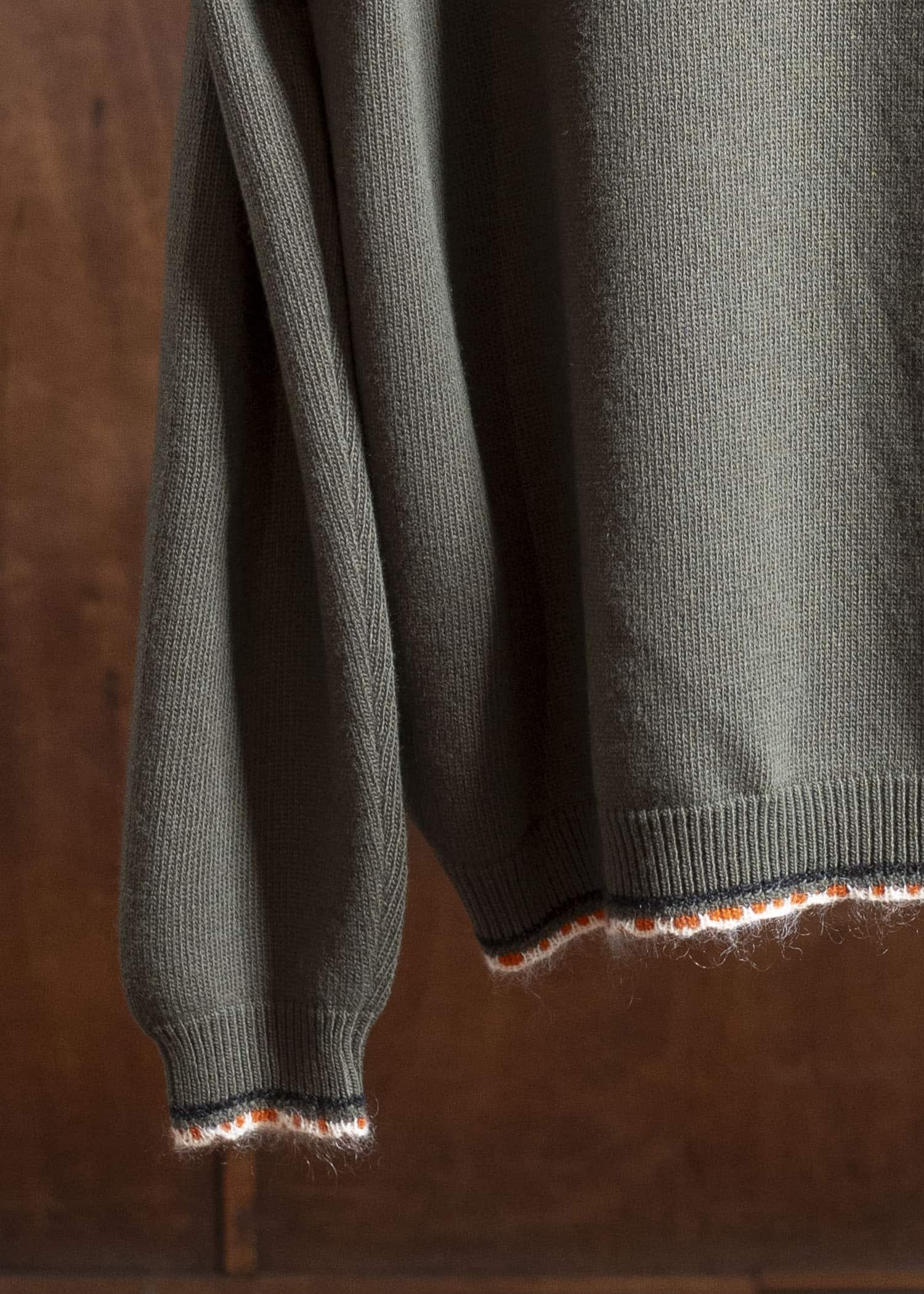 DIOMENE KYLE TRIMMED SWEATER 10 RAW UMBER DDM-KG - 0006 / DDM CAN