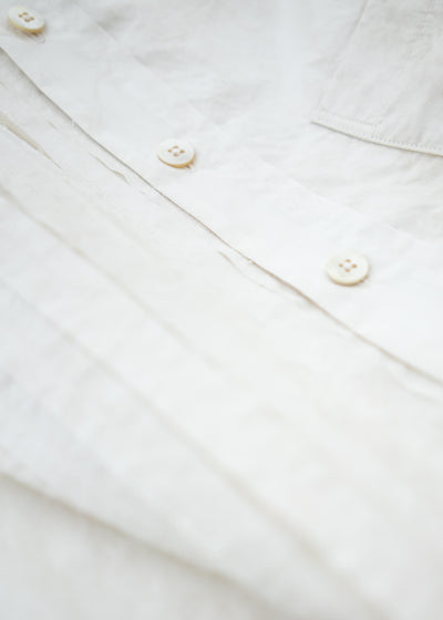 ZIGGY CHEN MANDARIN COLLAR HYBRID DRESS SHIRT