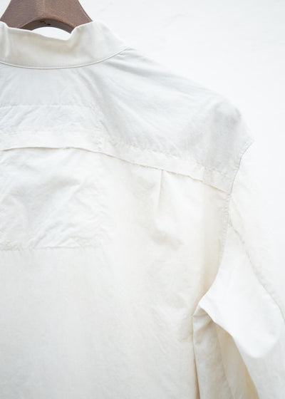 ZIGGY CHEN MANDARIN COLLAR HYBRID DRESS SHIRT