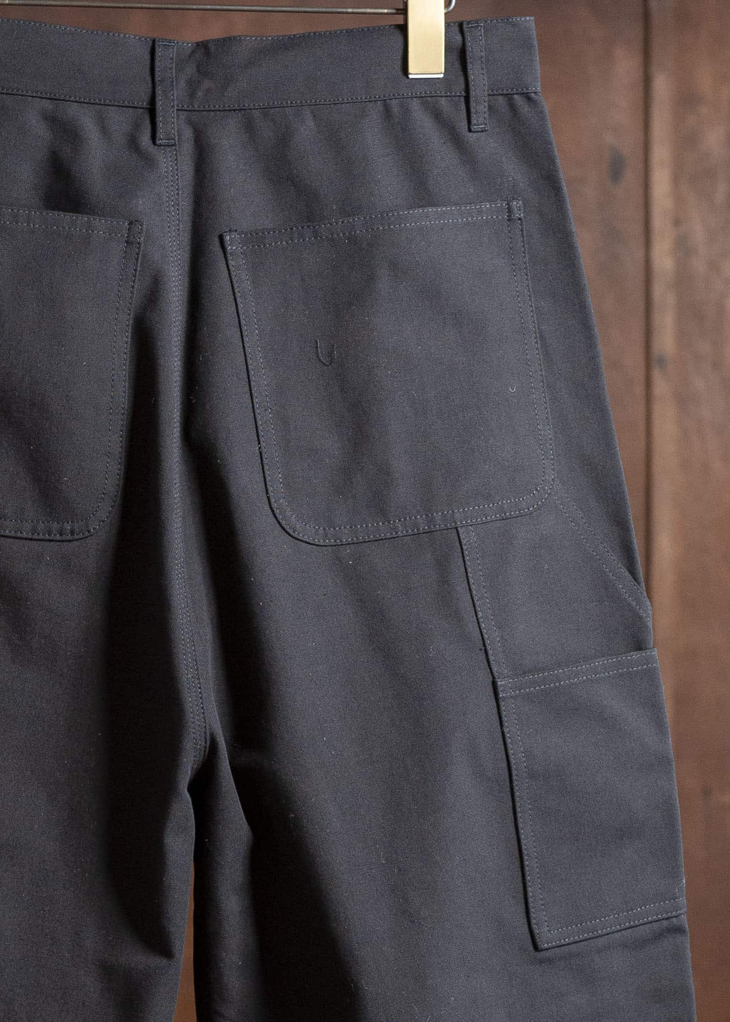 DIOMENE PIERRE WIDE PANEL TROUSERS 15 METEORITE DDM-PL-0015 / DDM CANVAS2