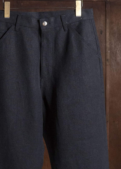 YOKO SAKAMOTO YS-26AW-42-BLACK Work 5 Pocket Straight Pants BLACK
