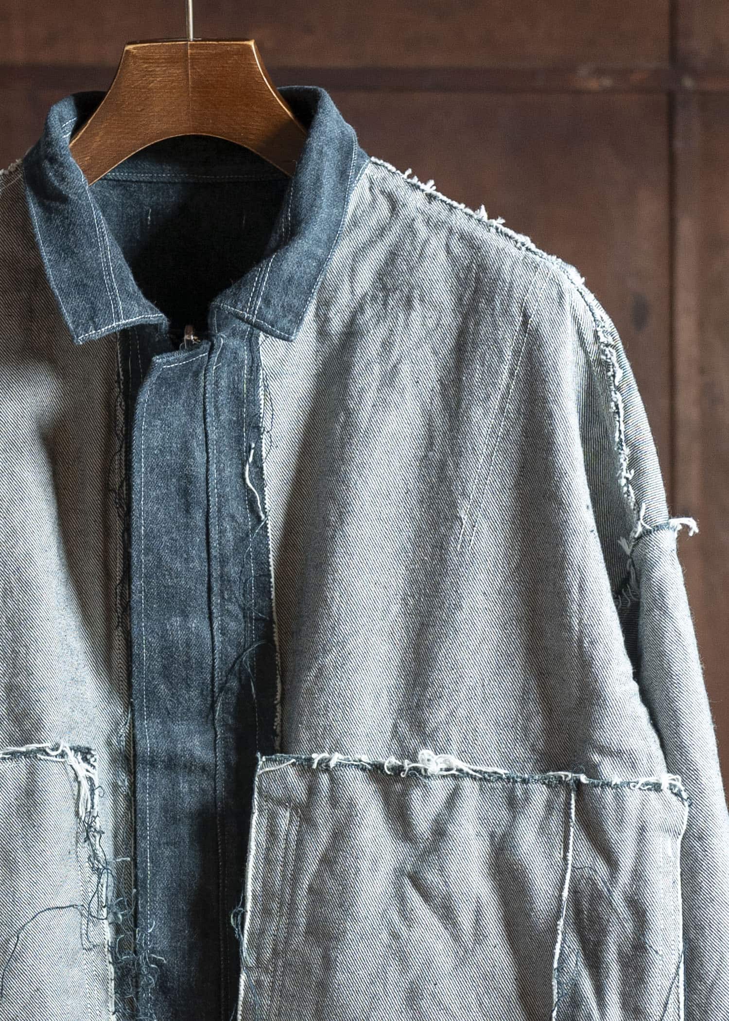 BIBLIOTHERK BR-OT04-AW25 REVERSIBLE JACKET AOSABI