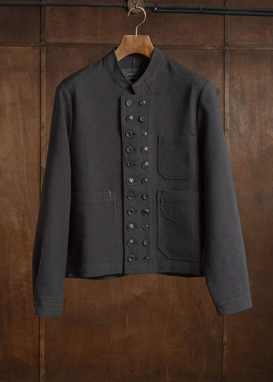 Professor.E STAND COLLAR DB BLAZER STRIPE 26FW-PE-JKT-03