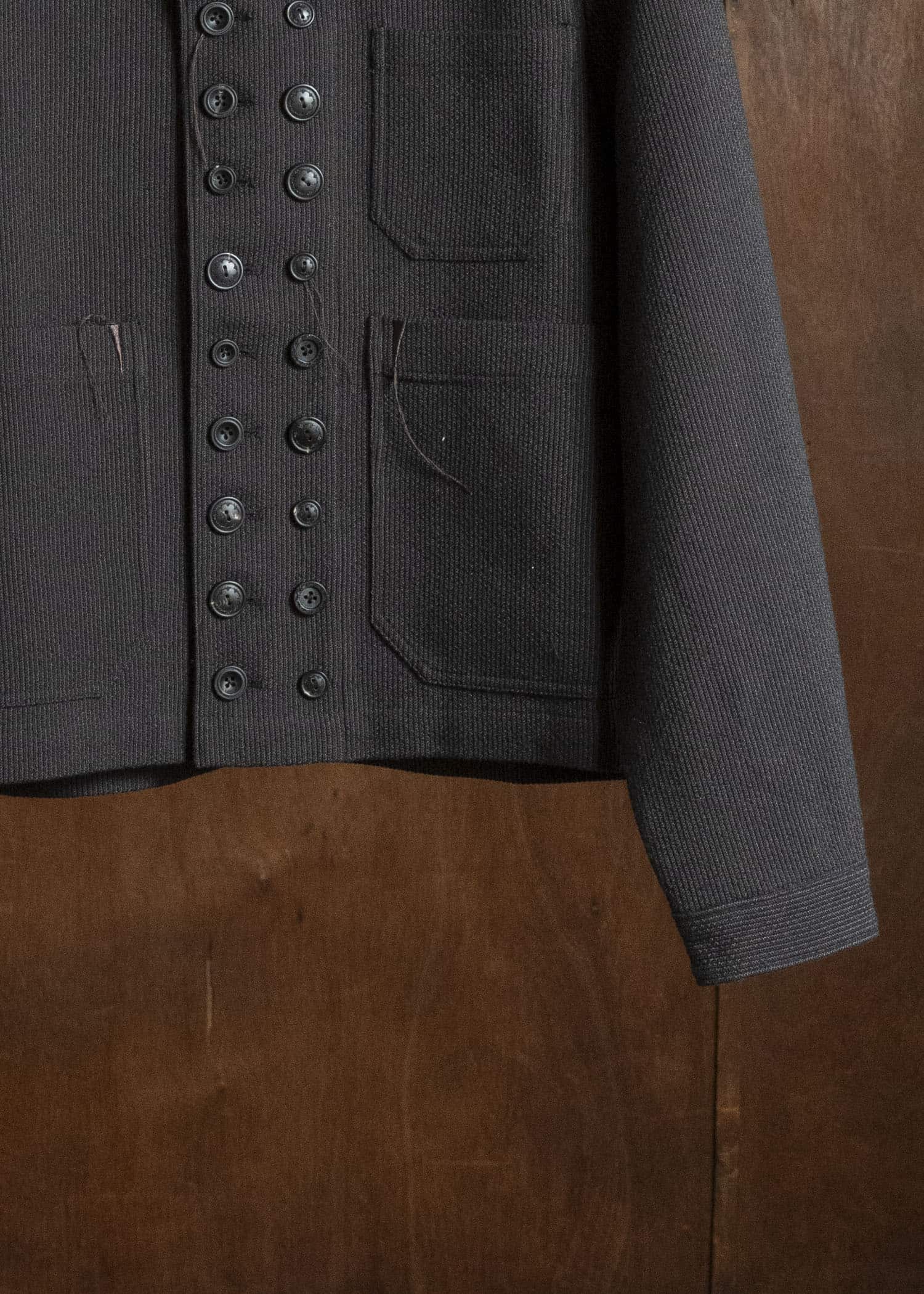 Professor.E STAND COLLAR DB BLAZER STRIPE 26FW-PE-JKT-03