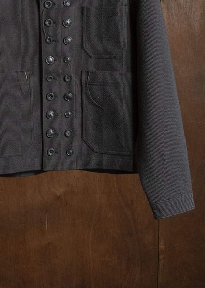 Professor.E STAND COLLAR DB BLAZER STRIPE 26FW-PE-JKT-03