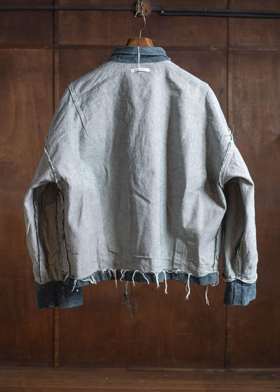 BIBLIOTHERK BR-OT04-AW25 REVERSIBLE JACKET AOSABI