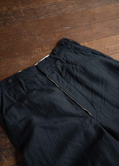 KLASICA Galway Cut Off Bold Straight Torusers Dark Night 24F-TRS-B13