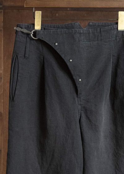 Professor.E FIREFIGHTER WORK PANTS WASHED BLACK 26FW-PE-TRL-06