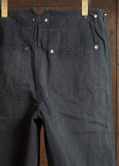 Professor.E FIREFIGHTER WORK PANTS WASHED BLACK 26FW-PE-TRL-06