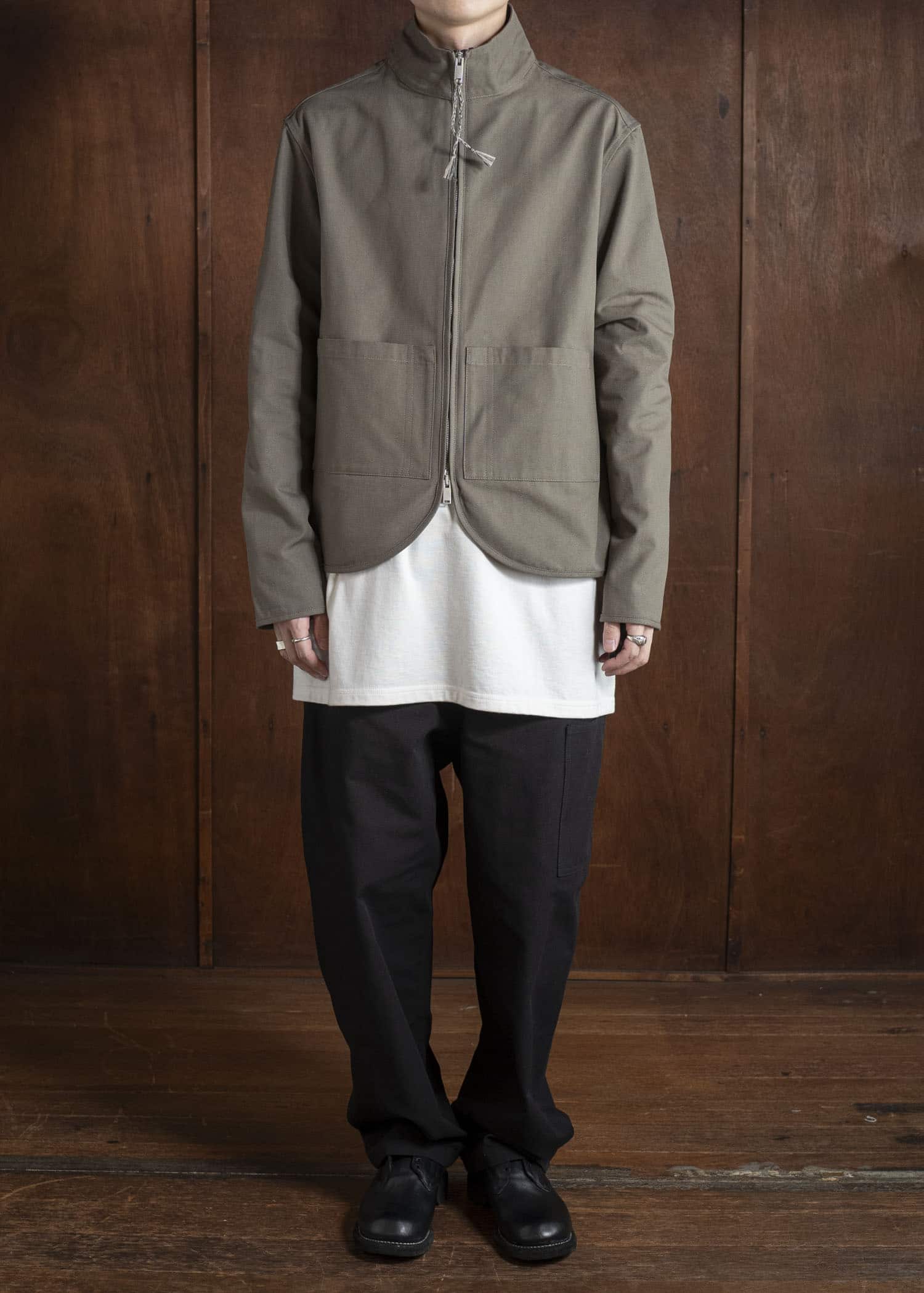 DIOMENE SID ZIP-UP SHIRT JACKET 04 CANTEEN DDM-CL - 0016 / DDM CANVAS2