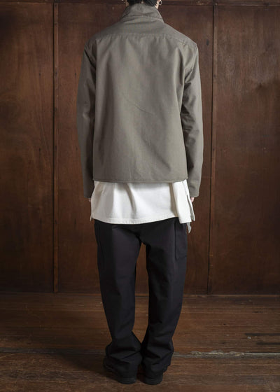 DIOMENE SID ZIP-UP SHIRT JACKET 04 CANTEEN DDM-CL - 0016 / DDM CANVAS2