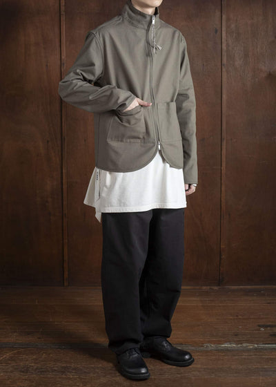 DIOMENE SID ZIP-UP SHIRT JACKET 04 CANTEEN DDM-CL - 0016 / DDM CANVAS2