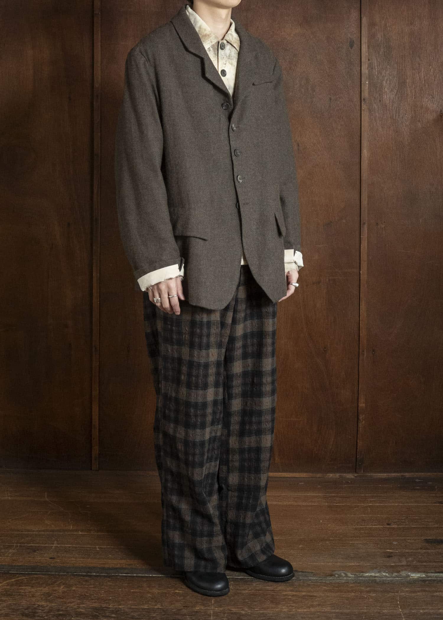 Peng Tai SL TROUSER 02 CHECKED PW26M17-2