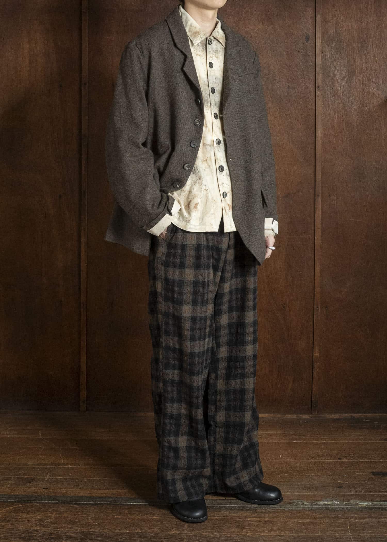 Peng Tai SL TROUSER 02 CHECKED PW26M17-2