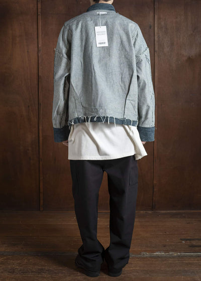 BIBLIOTHERK BR-OT04-AW25 REVERSIBLE JACKET AOSABI