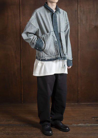 BIBLIOTHERK BR-OT04-AW25 REVERSIBLE JACKET AOSABI