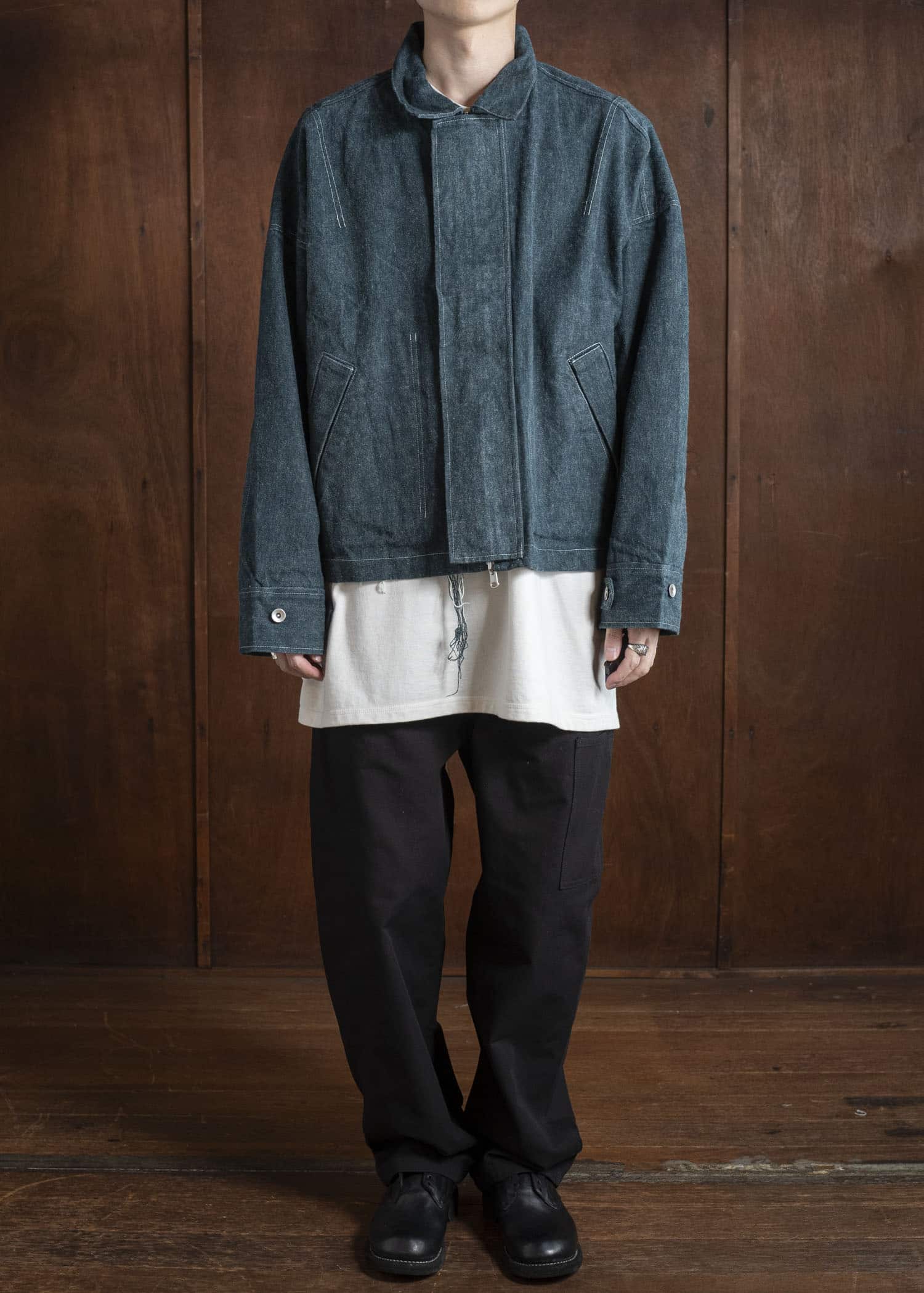 BIBLIOTHERK BR-OT04-AW25 REVERSIBLE JACKET AOSABI