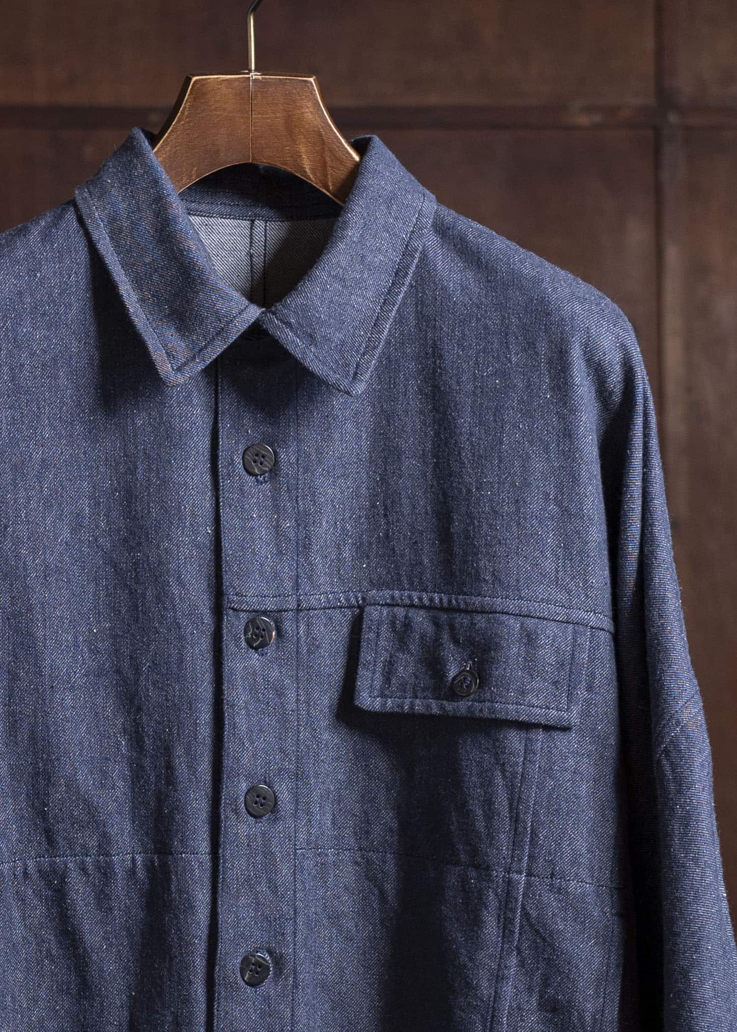 Jurgen Lehl Cardi Denim Blouson Navy J0551FJM351
