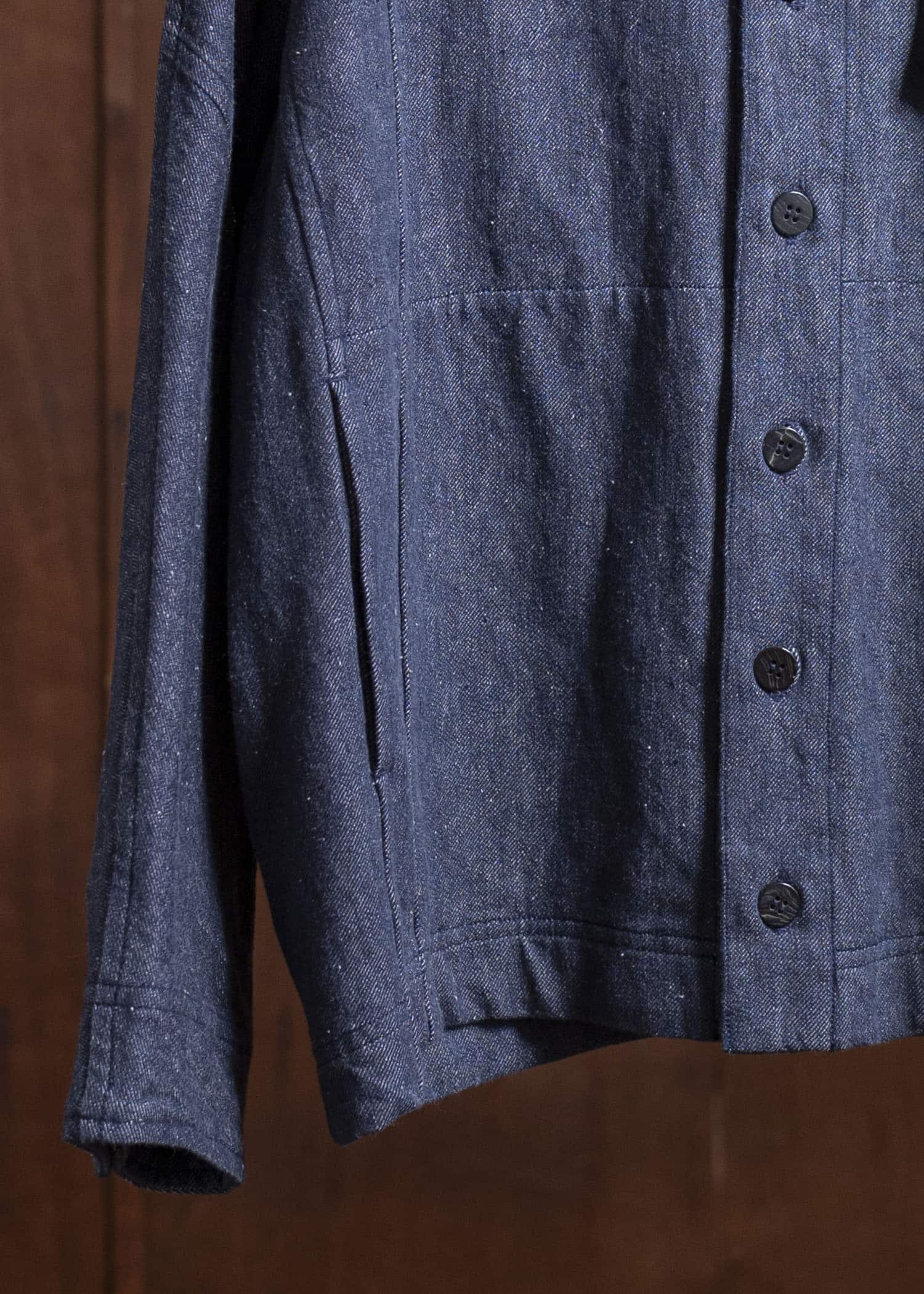 Jurgen Lehl Cardi Denim Blouson Navy J0551FJM351