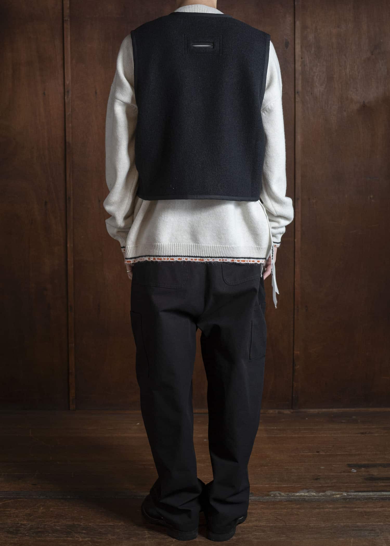 DIOMENE WILLIAM BOILED WOOL WAISTCOAT 15 METEORITE DDM-GL - 0006 / DDM 3981