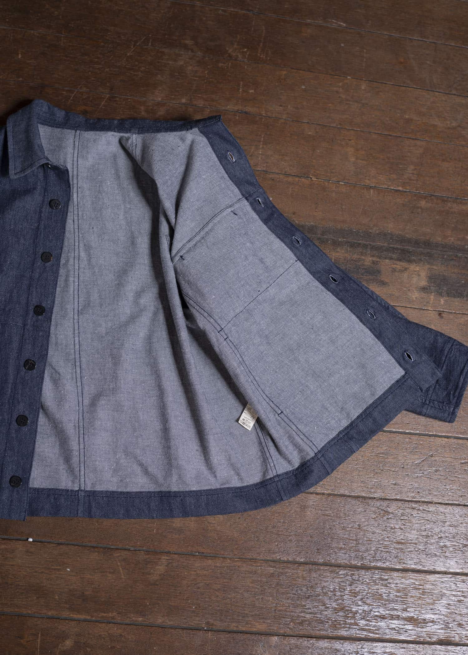 Jurgen Lehl Cardi Denim Blouson Navy J0551FJM351