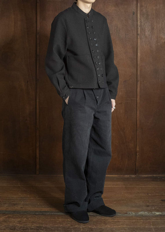 Professor.E STAND COLLAR DB BLAZER STRIPE 26FW-PE-JKT-03