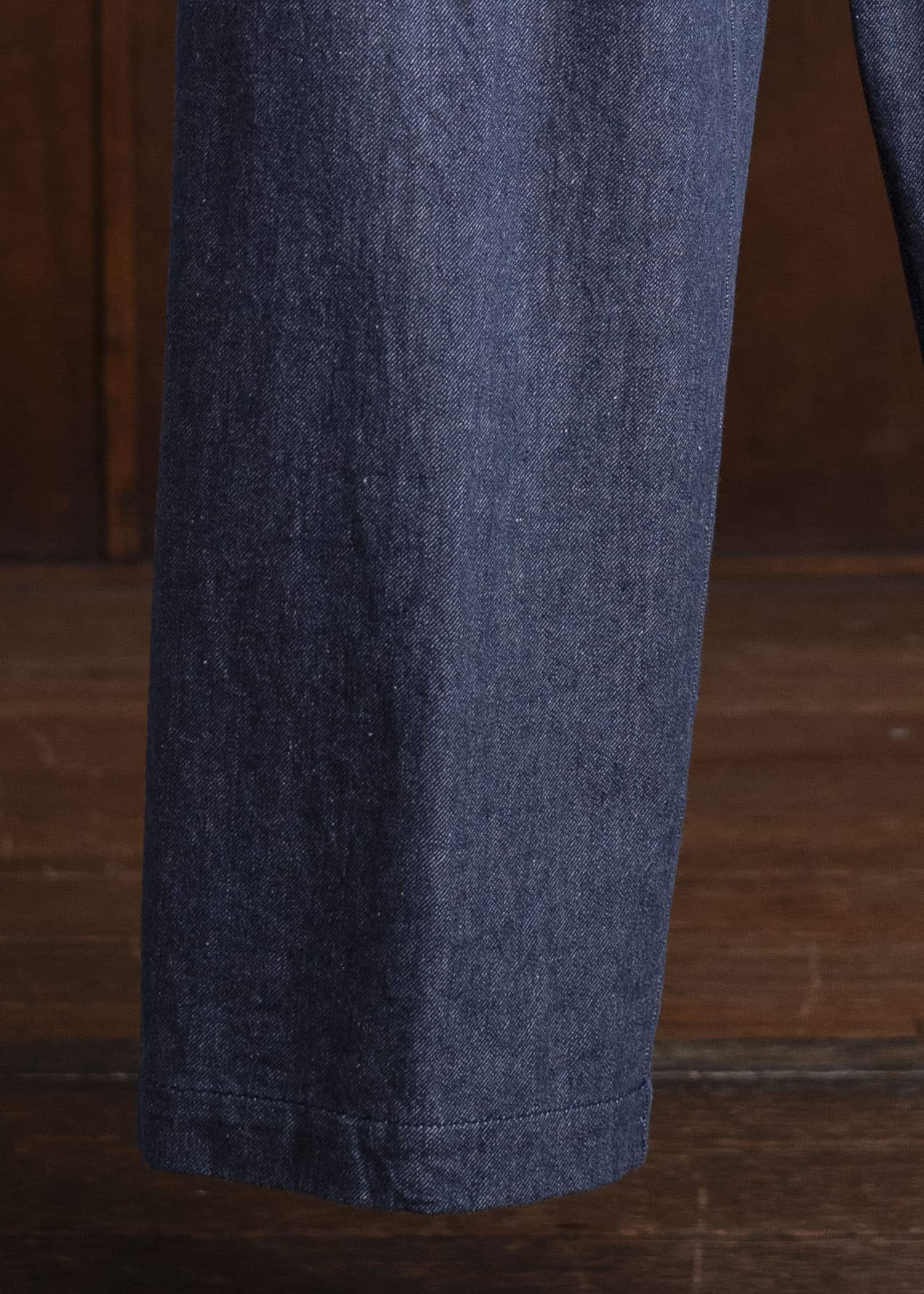 Jurgen Lehl カーディデニムレンテンテーパードパンツ Navy J0551FPM353