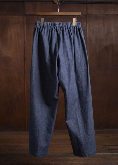 Jurgen Lehl カーディデニムレンテンテーパードパンツ Navy J0551FPM353