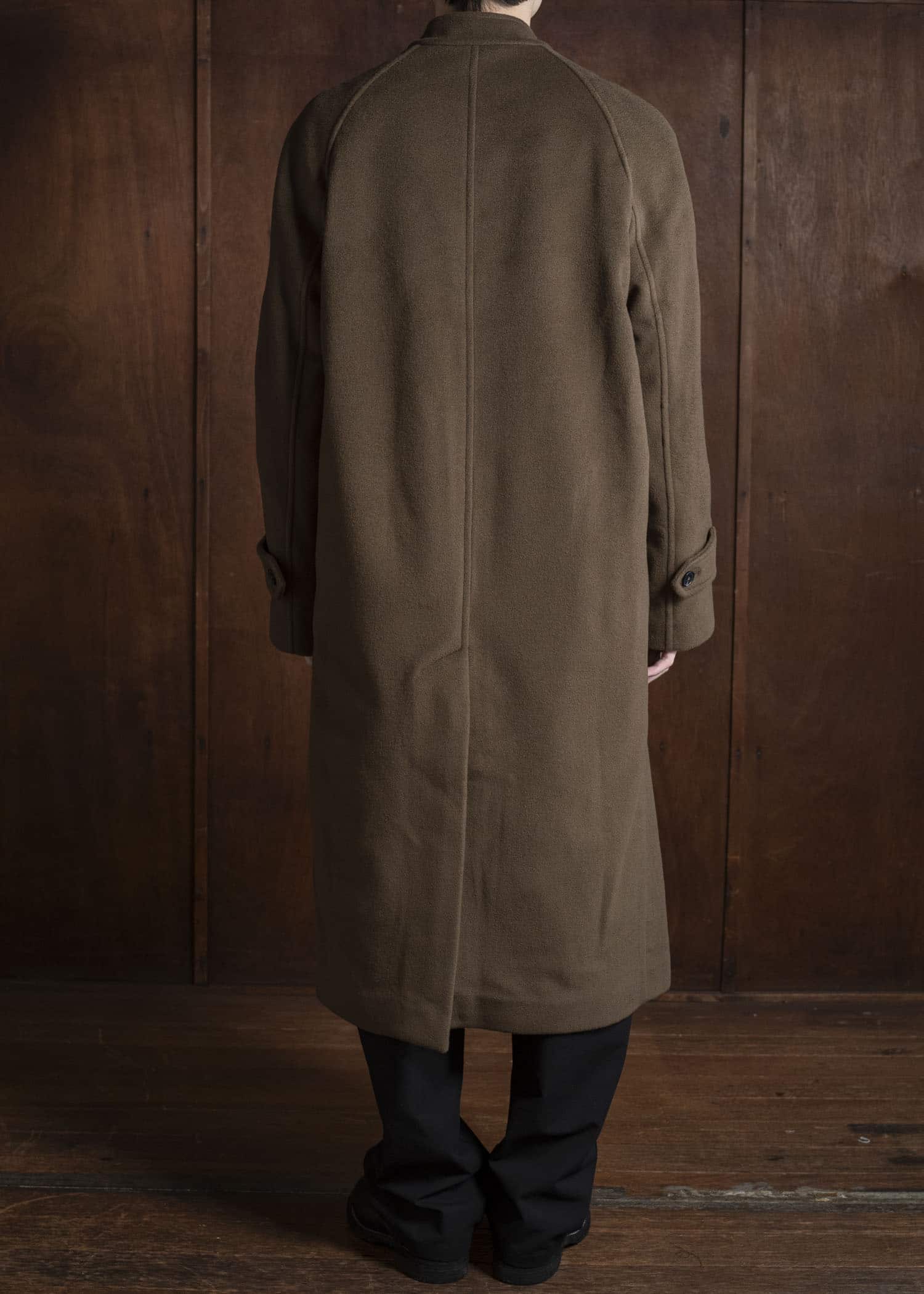 DIOMENE CEDRICSTAND COLLAR COAT 10 RAW UMBER DDM-CP - 0014 / DDM GIULIA