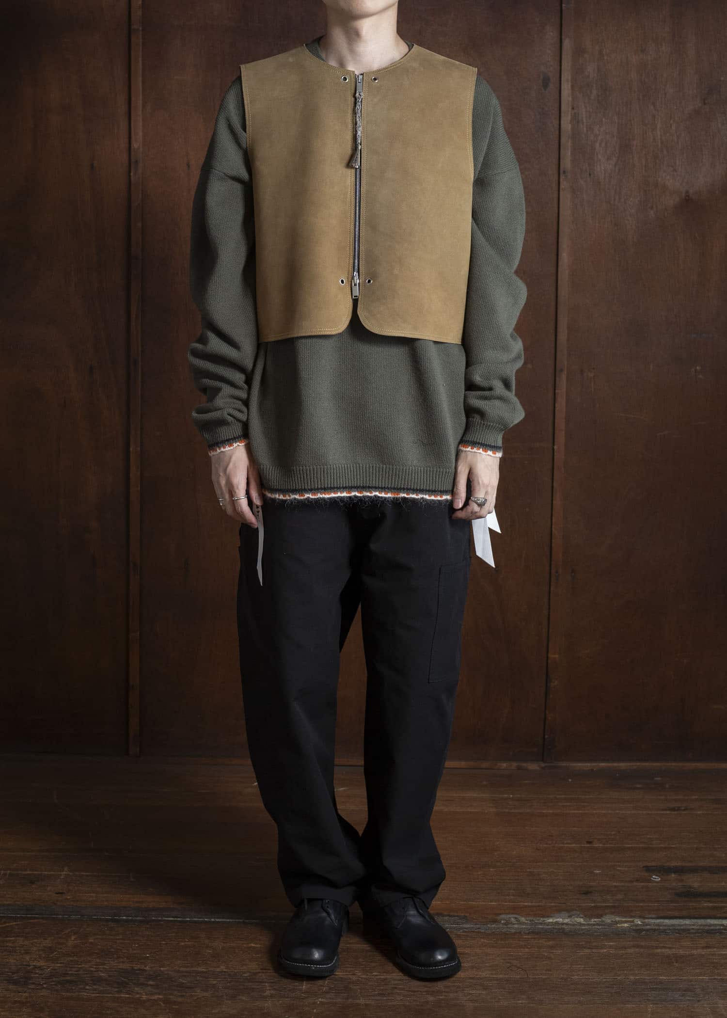 DIOMENE WAYNE LEATHER WAISTCOAT 06 COPPER DDM-GL - 0007 / DDM PELLE