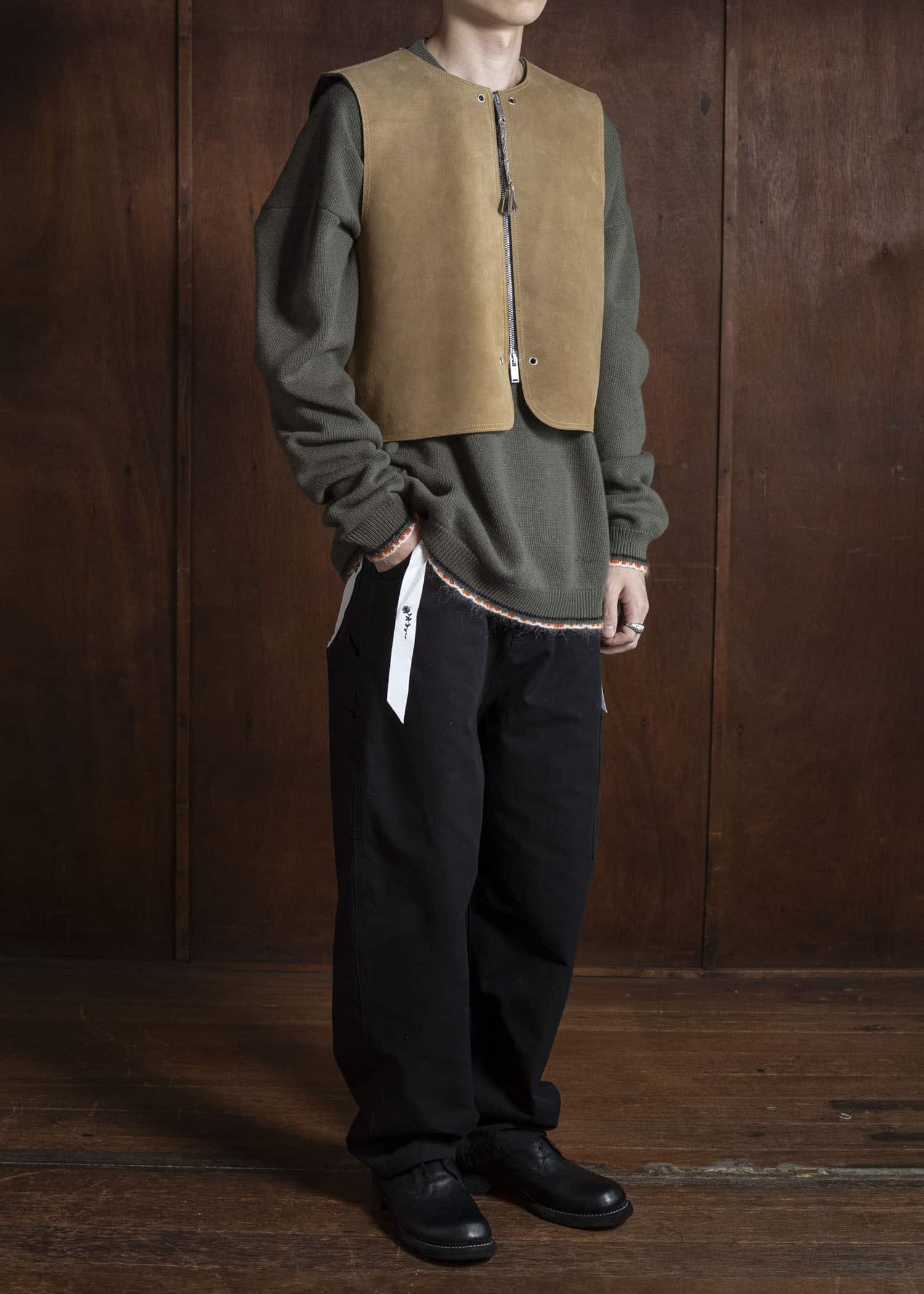 DIOMENE WAYNE LEATHER WAISTCOAT 06 COPPER DDM-GL - 0007 / DDM PELLE