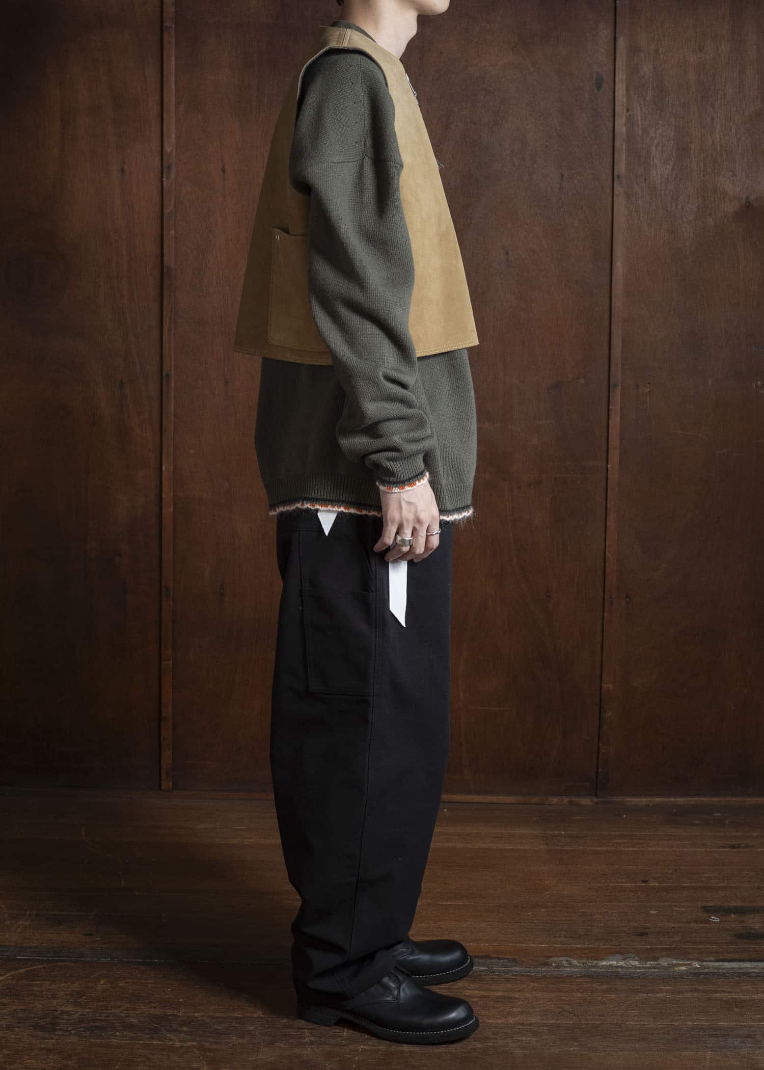 DIOMENE WAYNE LEATHER WAISTCOAT 06 COPPER DDM-GL - 0007 / DDM PELLE