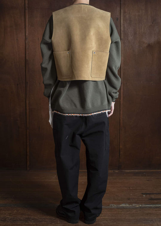 DIOMENE WAYNE LEATHER WAISTCOAT 06 COPPER DDM-GL - 0007 / DDM PELLE