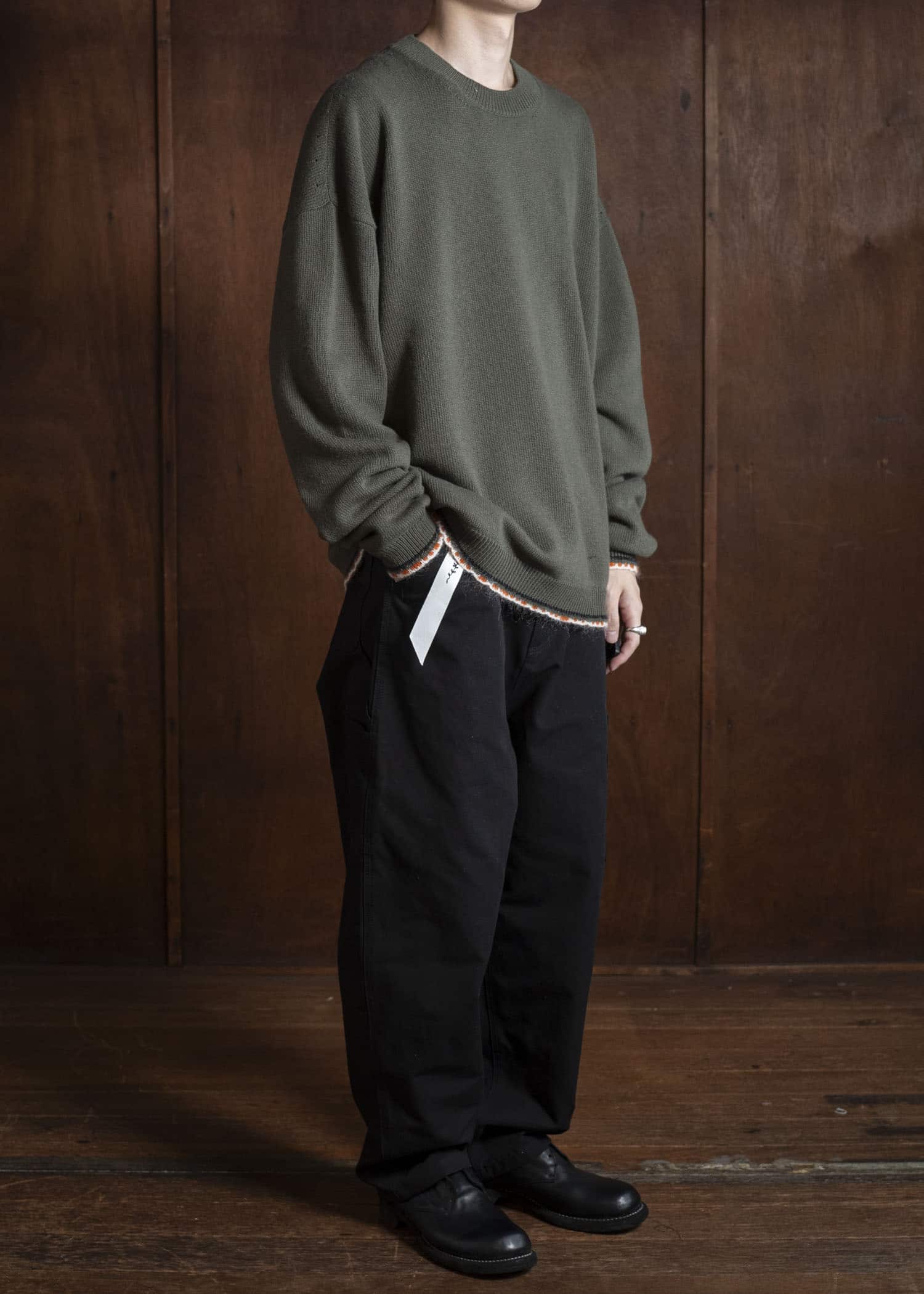 DIOMENE KYLE TRIMMED SWEATER 10 RAW UMBER DDM-KG - 0006 / DDM CAN