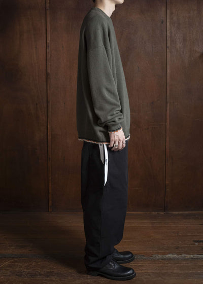 DIOMENE KYLE TRIMMED SWEATER 10 RAW UMBER DDM-KG - 0006 / DDM CAN