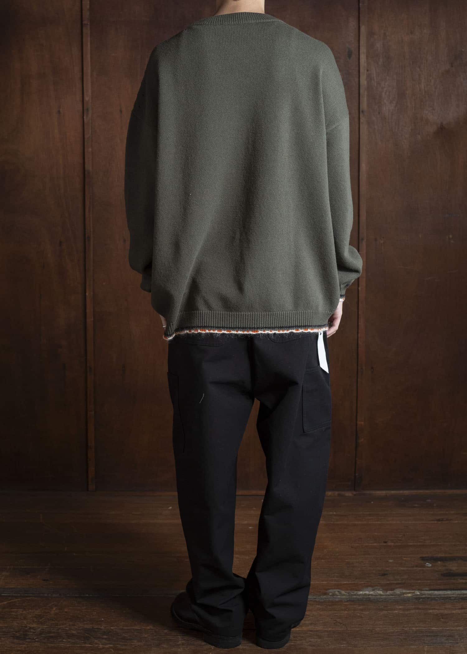 DIOMENE PIERRE WIDE PANEL TROUSERS 15 METEORITE DDM-PL-0015 / DDM CANVAS2