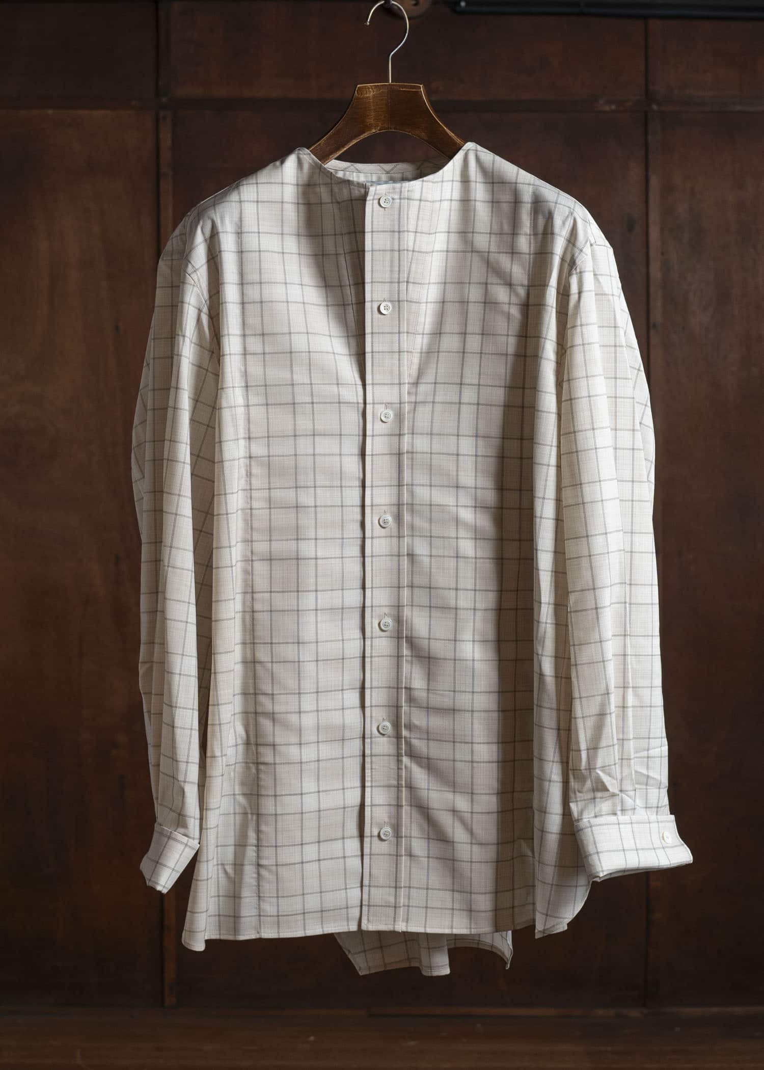 HED MAYNER BONDED FRONT SHIRT HB208-262-MEDIUM BEIGE HMMB60027A- HB208