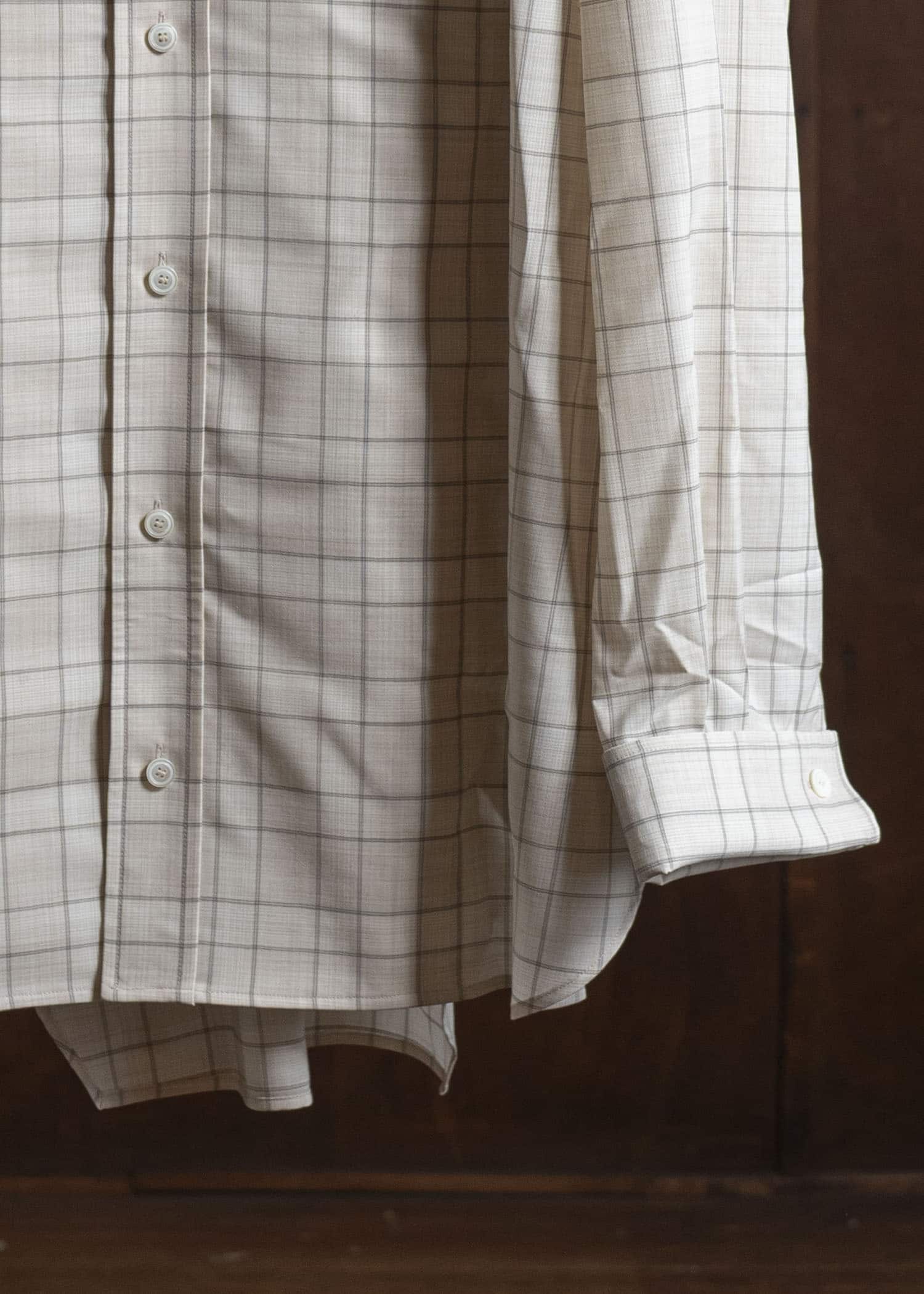 HED MAYNER BONDED FRONT SHIRT HB208-262-MEDIUM BEIGE HMMB60027A- HB208