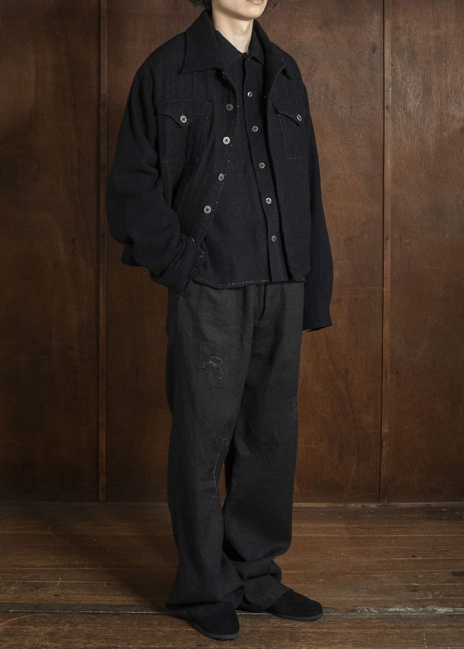 PAL VINTAGE SALT&PEPPER WORK PANTS / CIRCA 1930-1940 PAL-US-PT-11-PRO
