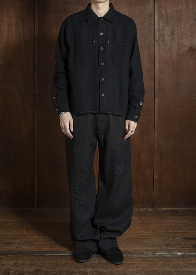 PAL VINTAGE DISTRESSED WORK SHIRT / CIRCA 1950 / USA PAL-US-SH-01