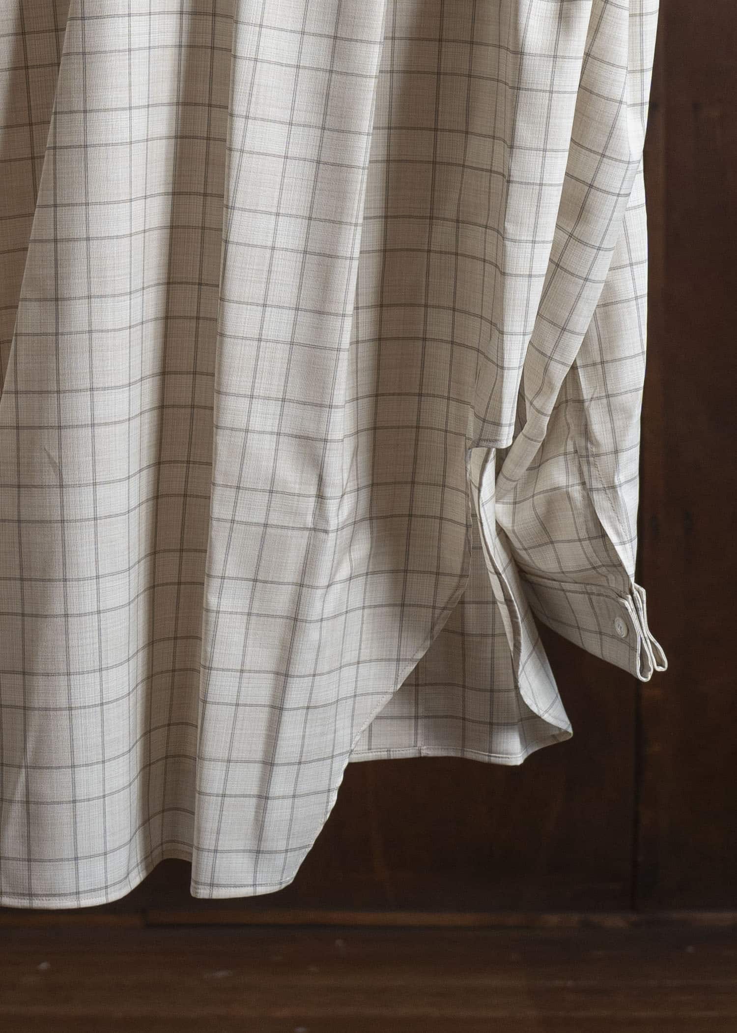 HED MAYNER BONDED FRONT SHIRT HB208-262-MEDIUM BEIGE HMMB60027A- HB208