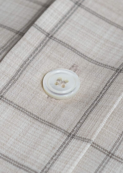 HED MAYNER BONDED FRONT SHIRT HB208-262-MEDIUM BEIGE HMMB60027A- HB208