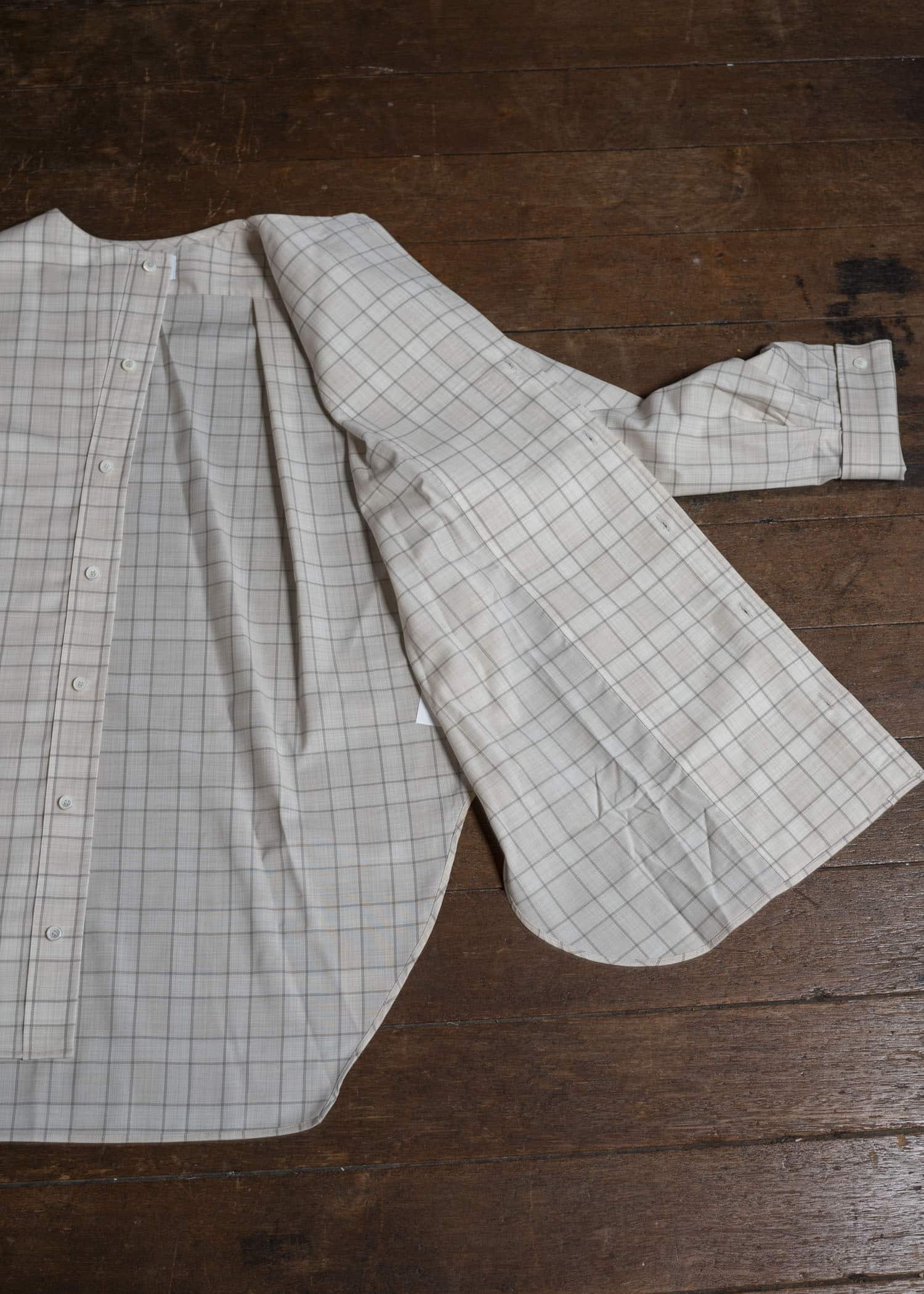 HED MAYNER BONDED FRONT SHIRT HB208-262-MEDIUM BEIGE HMMB60027A- HB208