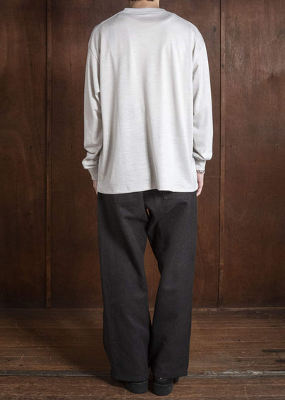 YOKO SAKAMOTO YS-26AW-42-BROWN Work 5 Pocket Straight Pants BROWN