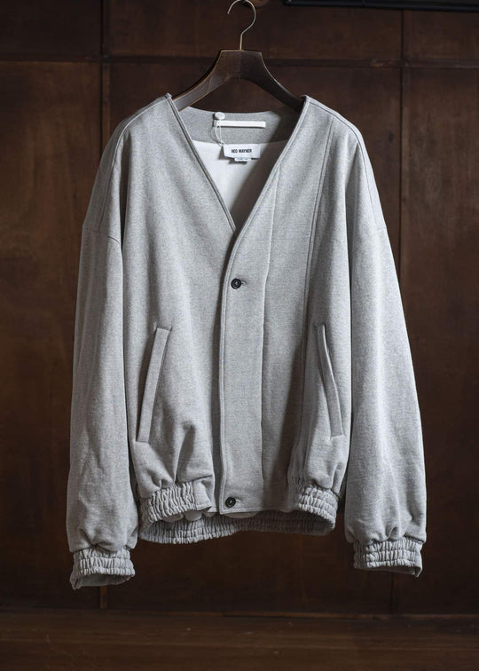 HED MAYNER EMBROIDERED SWEATSHIRT HB211B-030- MEDIUM GRAY HMMB72026T- HB211B