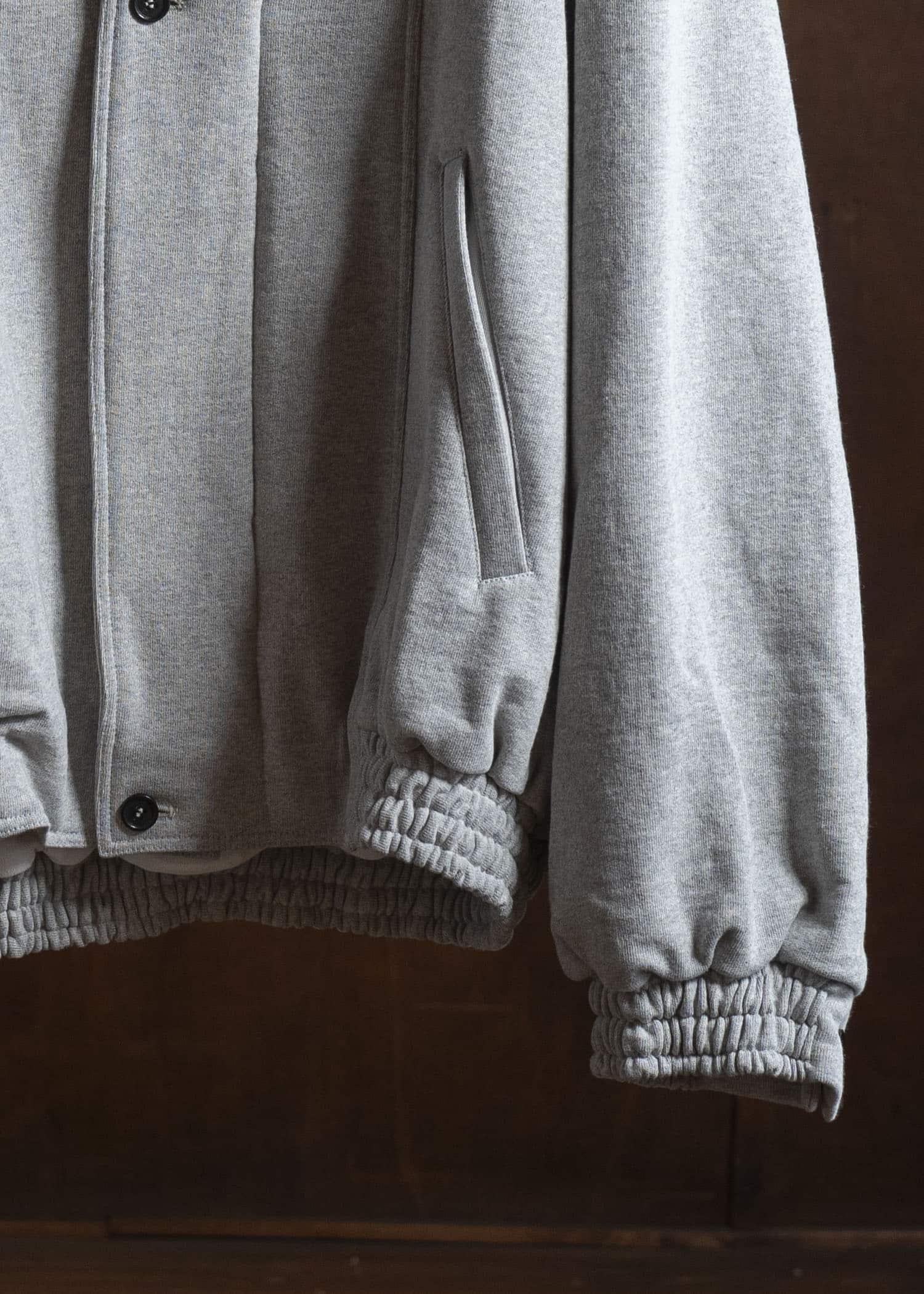 HED MAYNER EMBROIDERED SWEATSHIRT HB211B-030- MEDIUM GREY HMMB72026T- HB211B